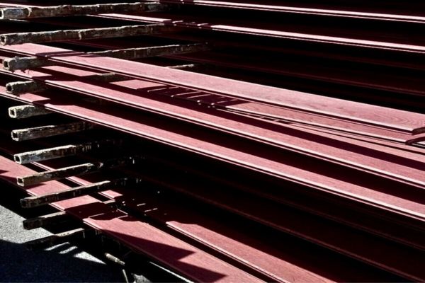 Factory Finished Cedar on Drying Racks Factory Finished Cedar on Drying Racks